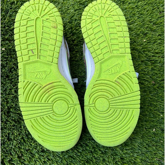 Nike Dunk Low GS '3D Swoosh Grey' Grade School Size 6.5Y/7.5W(DV3478-100) - Picture 3 of 8